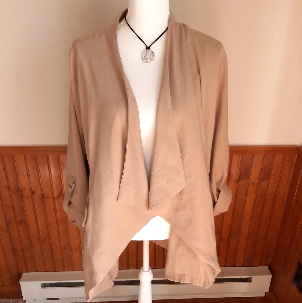 Torrid Drape Front Jacket size 1X - Picture 3 of 13